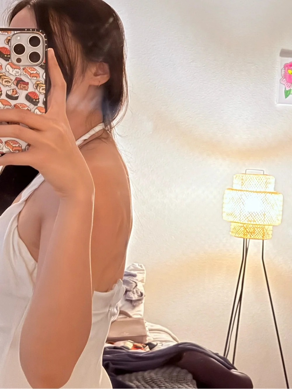 Zara whithe Halter Mini Dress - Picture 2 of 4